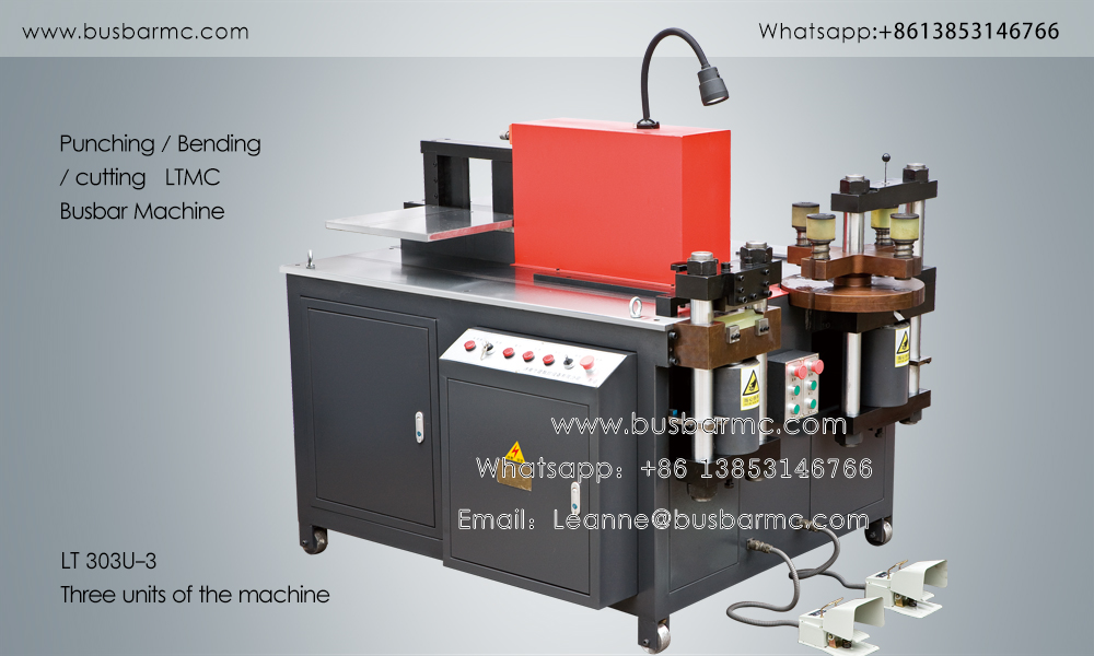 LT 303U 3 Busbar Punching Shearing Bending Machine For Copper | ماكينة قضبان نحاسية CNC