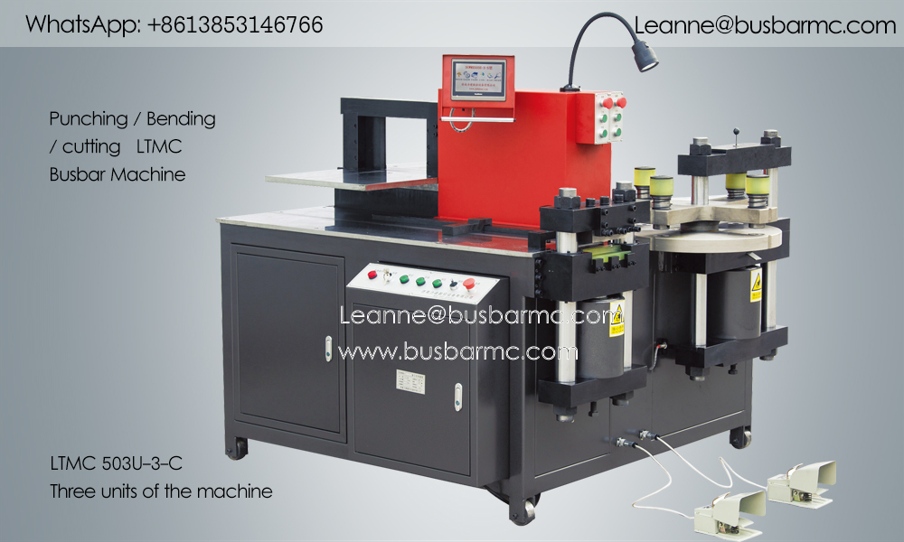 Fully automatic Busbar Punching Bending Cutting Machine | ماكينة قضبان نحاسية CNC
