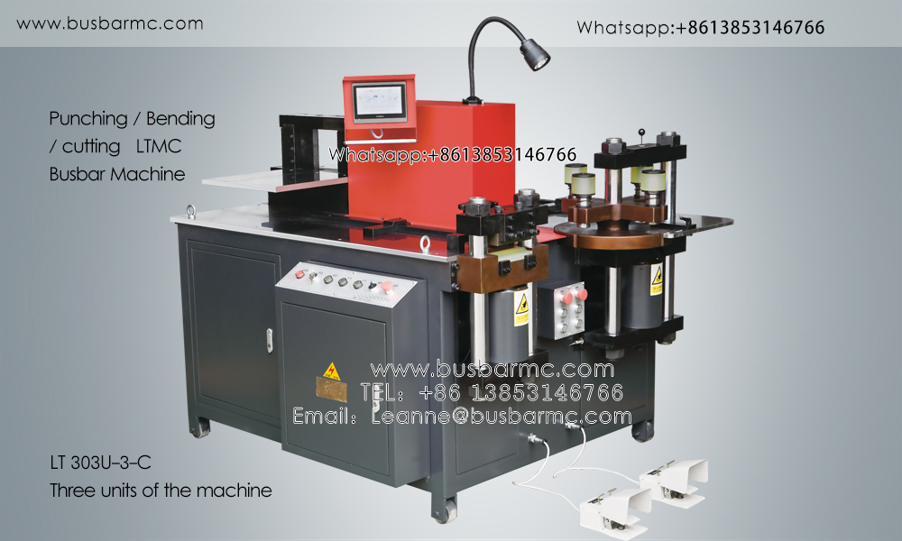 LT 303U 3 C CNC Busbar Processing Machine Busbar Punching Cutting Bending Equipment | ماكينة قضبان نحاسية CNC
