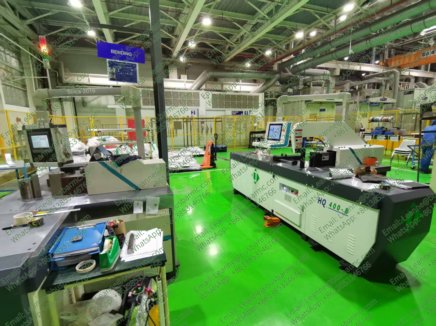 HQ400 1200B CNC Copper Busbar Bending Machine | ماكينة قضبان نحاسية CNC