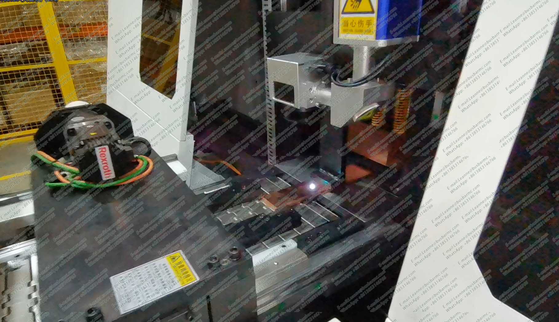 قضبان النحاس Laser ماكينة تعليم