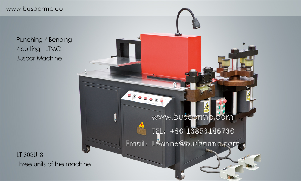 Three Unit ماكينة معالجة قضبان التوصيل With Manual Control 303U-3-C
